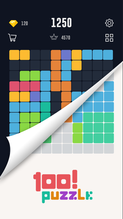 Image of 100! Block Puzzle Color