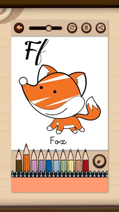 How to cancel & delete Color and Paint Zoo alphabet - English ABC Learning game for kids from iphone & ipad 4