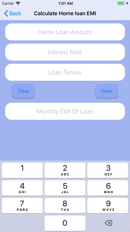Calculate Loan Emi