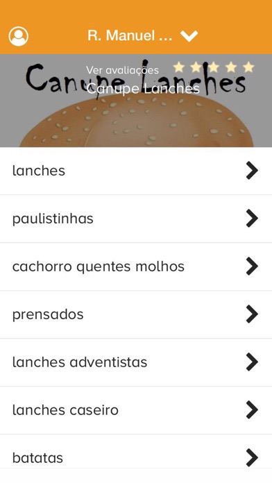 Canupe Lanches screenshot 2