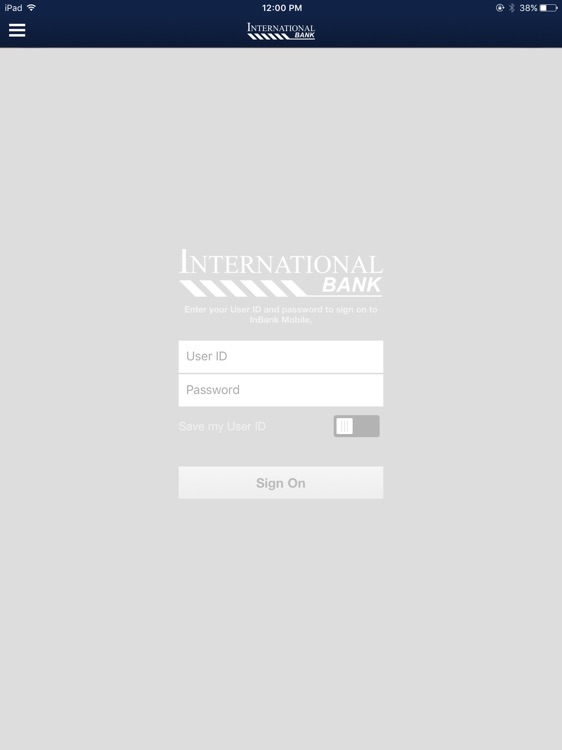 InBank Mobile for iPad