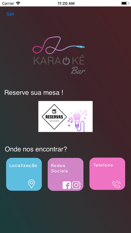 App Karaokê Bar