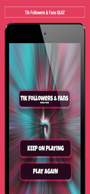 Tik Followers Fans QUIZ