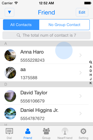 ContactEasy-address Book help - náhled