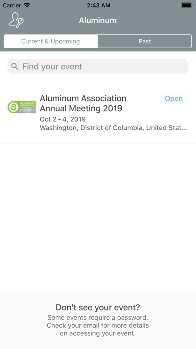 How to cancel & delete Aluminum Association Events from iphone & ipad 2