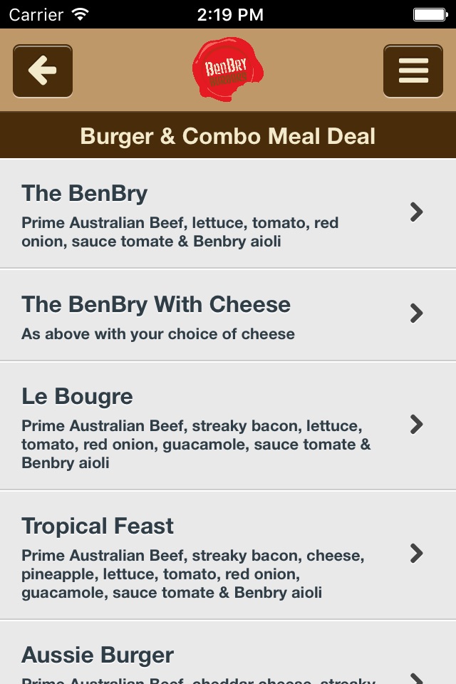 BenBry Burgers screenshot 3