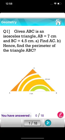 Game screenshot CA 6th Math. apk