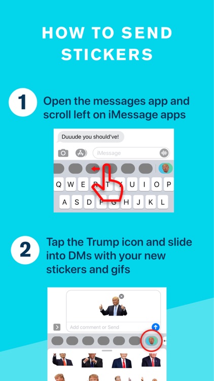 Trump Keyboard & Stickers