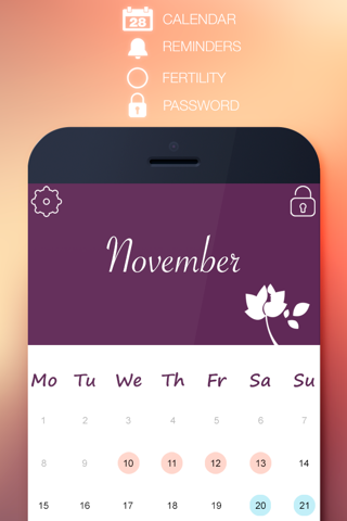 Lotus - Period Calculator - náhled