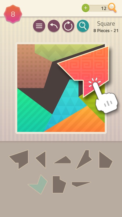 Polygrams - Tangram Puzzles screenshot-0