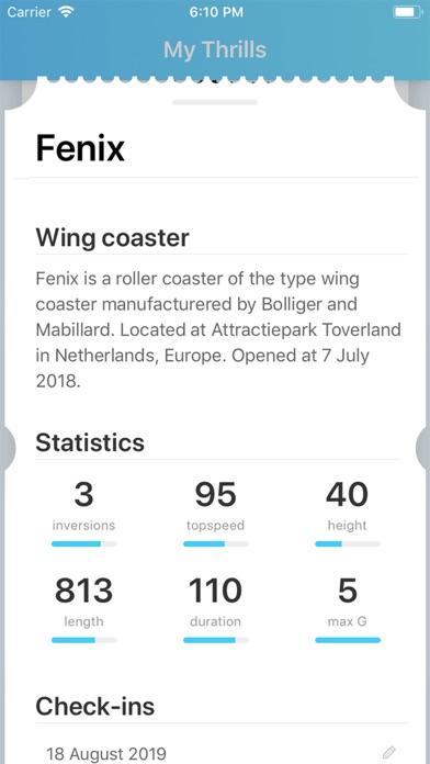 Thrill Tracker screenshot 3