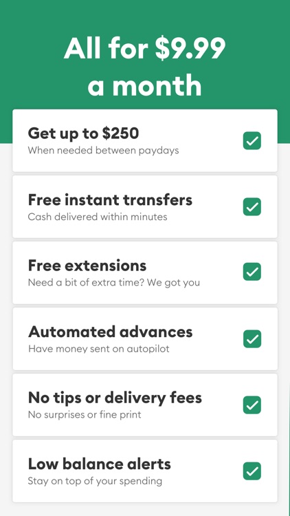 Brigit: $250 Between Paychecks screenshot-5