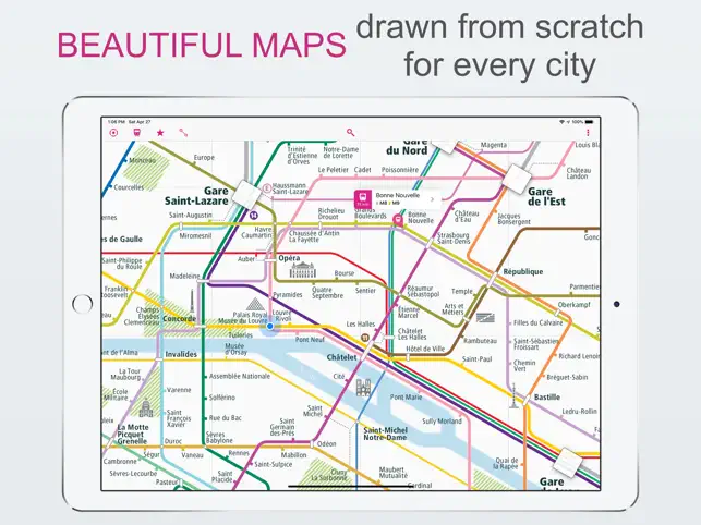 Screenshot 1 City Rail Map - Travel Offline iphone