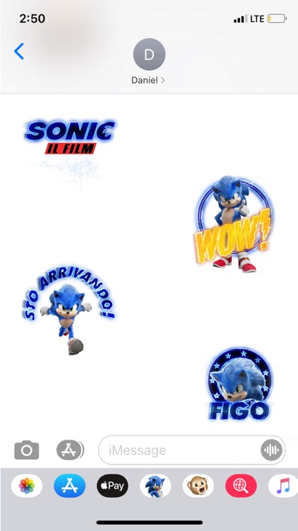 Sonic Il Film - Sticker