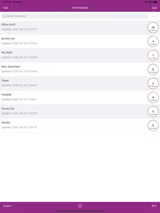 Screenshot 1 Inventory Scan iphone