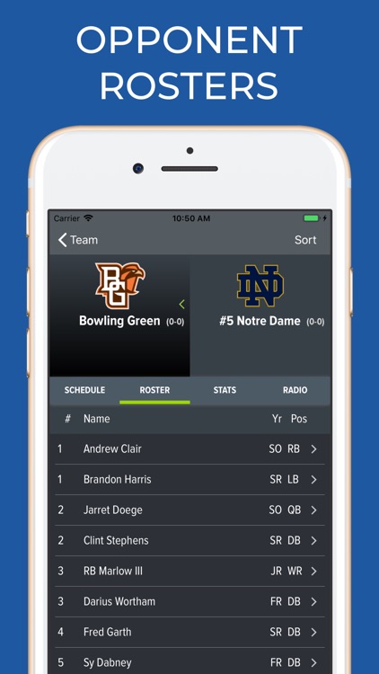 Notre Dame Football screenshot-7