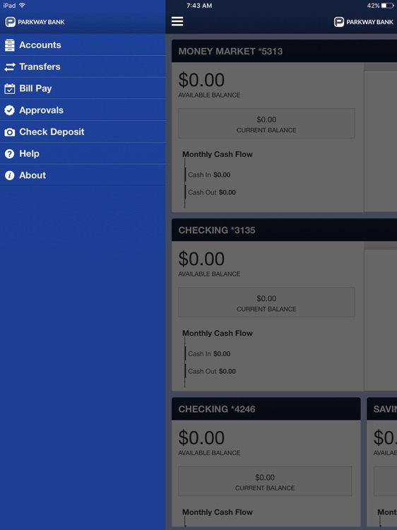 Parkway Bank Business for iPad