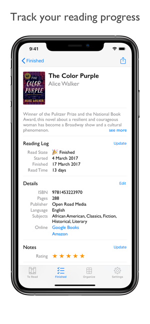 Reading List - Book Log on the App Store