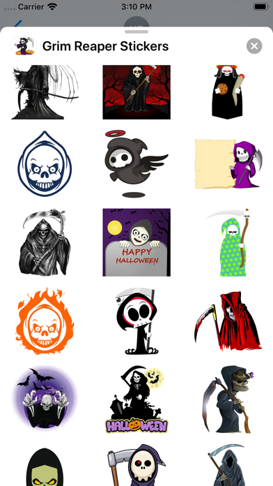 Grim Reaper Stickers screenshot 3