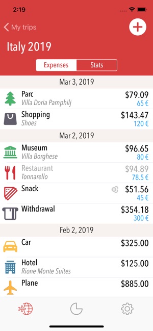 Treeps, my travel expenses(圖2)-速報App