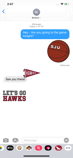 SJU Stickers