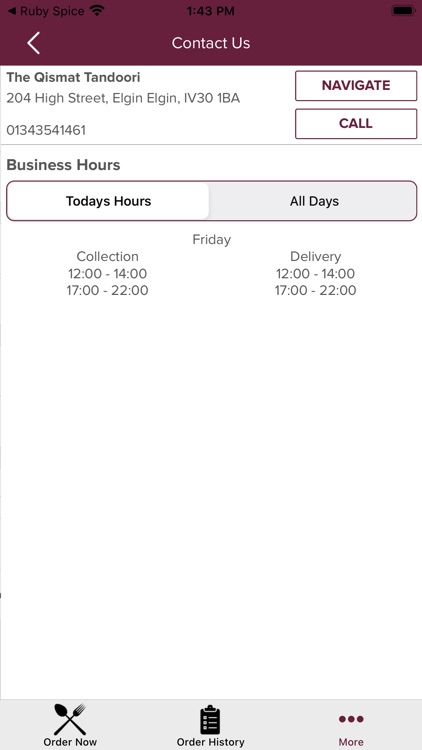 The Qismat Tandoori -IV30 1BA screenshot-3