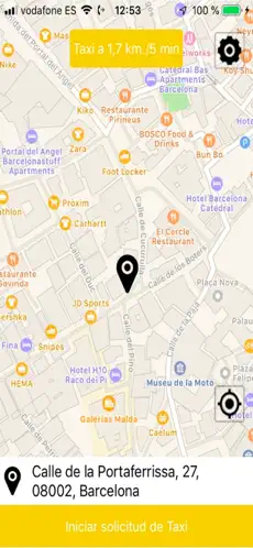 Captura 2 TAXI BCN iphone