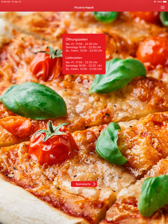 Screenshot #4 pour Pizzeria Napoli Osnabrück