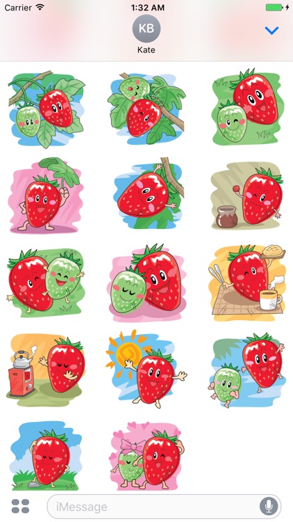 Sticker Me: Happy Strawberry