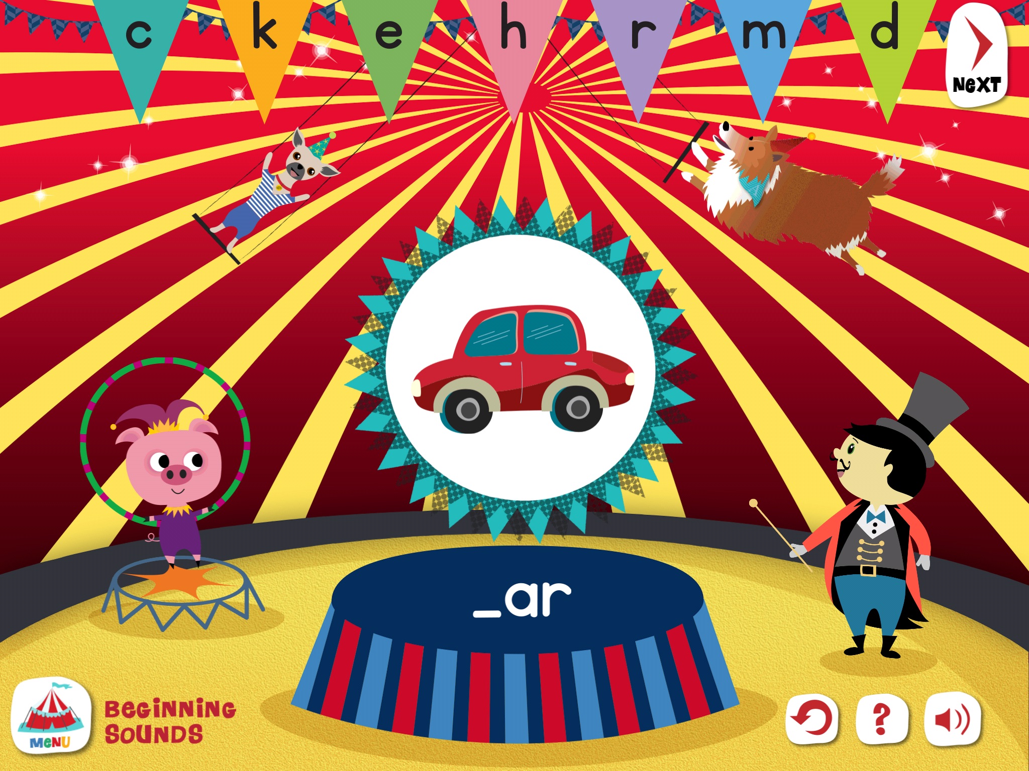 Phonics Under the Big Top screenshot 3