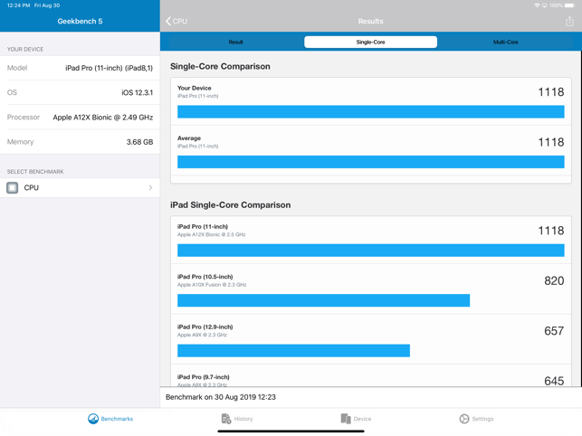 ‎Geekbench 5 Screenshot