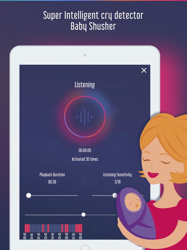 Shush Baby Crying Detector On The App Store