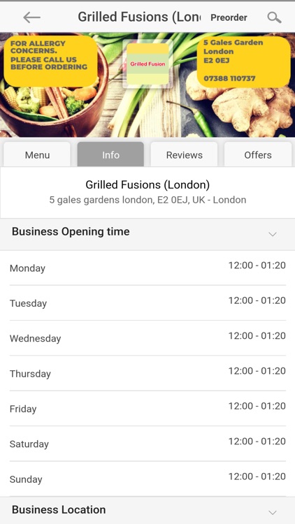 Grilled Fusion London screenshot-3