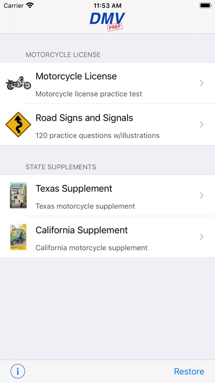 Motorcycle Test Prep