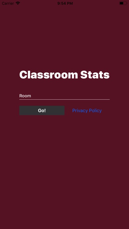 Classroom Stats