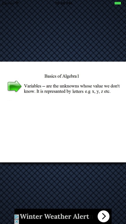 Basics Of Algebra 1 screenshot-3