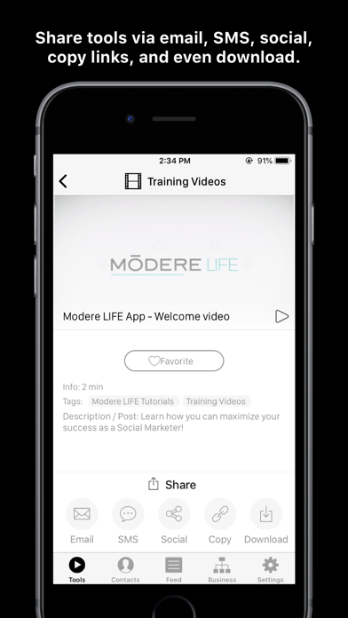 Modere LIFE screenshot 2