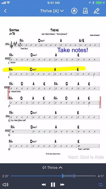 Planning Center Music Stand