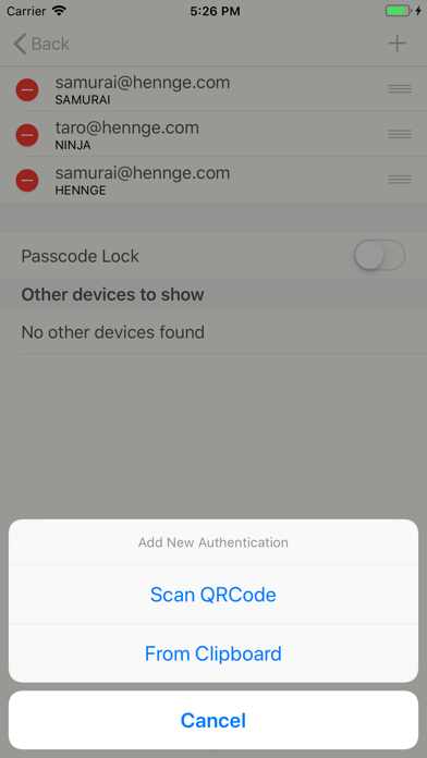 How to cancel & delete HENNGE OTP Generator from iphone & ipad 4