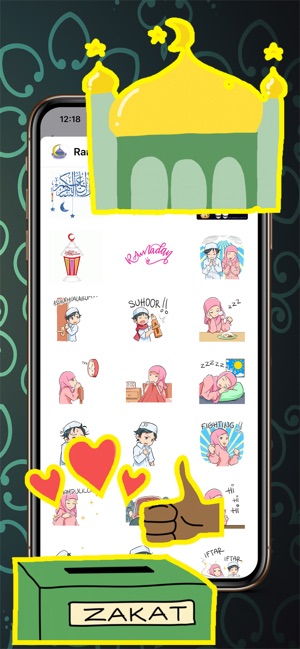 Ramadan Animated Stickersرمضان(圖3)-速報App