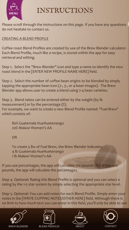 Coffee Blend Calculator screenshot-7
