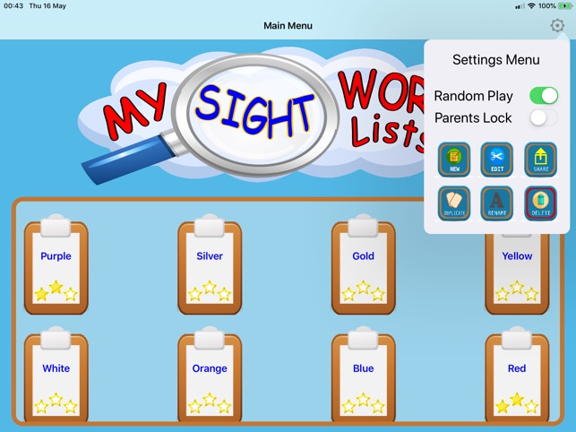 My Sight Word Lists(圖2)-速報App