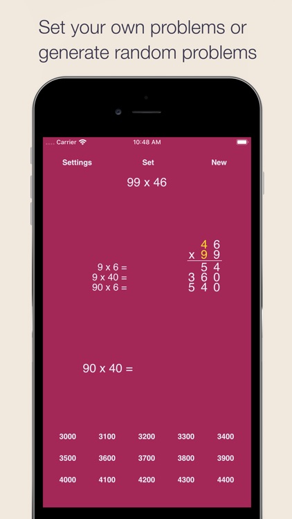 Partial Product Multiplication