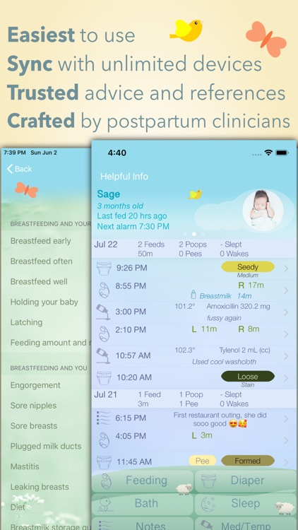 Breast Baby: Newborn Tracker