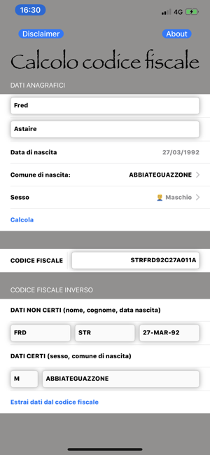 Calcolo codice fiscale(圖3)-速報App