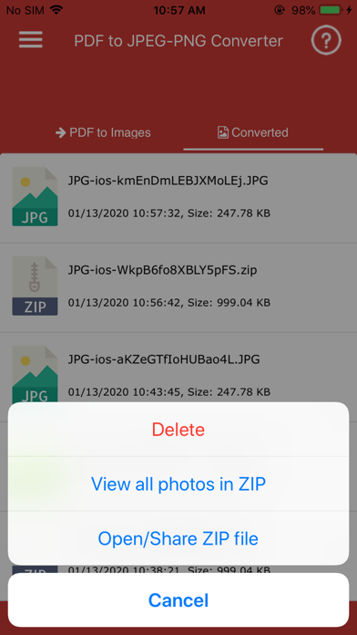 Convert PDF to JPG,PDF to PNG screenshot 4
