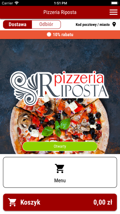 How to cancel & delete Pizzeria Riposta from iphone & ipad 1