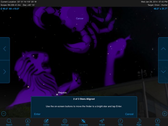 Celestron SkyPortal screenshot