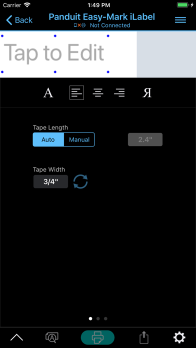 Panduit Easy-Mark iLabel screenshot 2