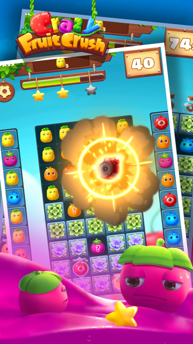 Crazy Fruit Crush - Match Game screenshot 2